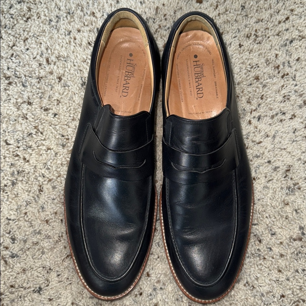 Samuel Hubbard Ivy Legend Penny Loafers Black 13 - Picture 2 of 11